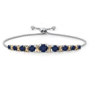 Bracelet in 925 Sterling Silver and 10K Yellow Gold