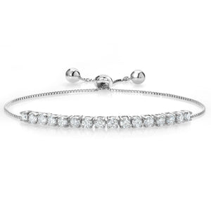 Bracelet in Rhodium Plated