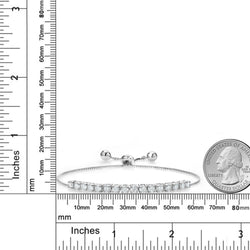 Bracelet in Rhodium Plated