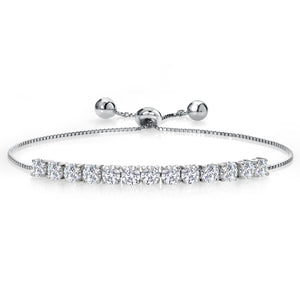 Bracelet in Rhodium Plated