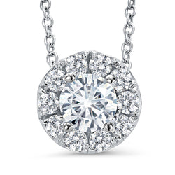 Pendant in 14K White Gold