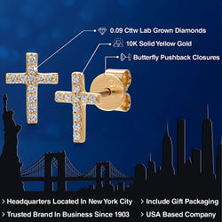 Earrings in 10K Yellow Gold