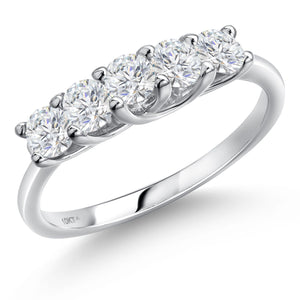 Ring in 10K White Gold