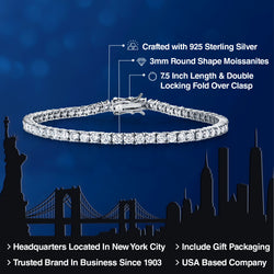 Bracelet in 925 Sterling Silver