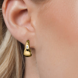 Earrings in 18K Yellow Gold Plated Silver
