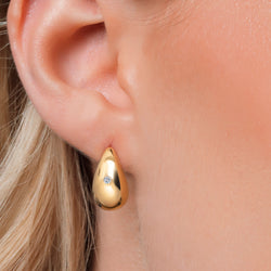 Earrings in 18K Yellow Gold Plated Silver