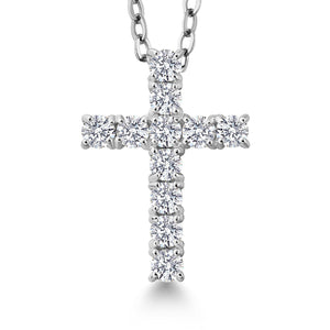 Colorless (DEF)_Pendant in 925 Sterling Silver