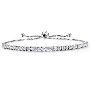 2 Carats_E - F_Bracelet in 925 Sterling Silver