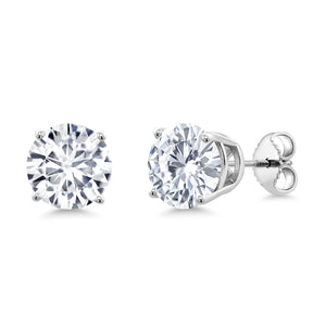 4.00 Cttw_925 Silver_Earrings in 925 Sterling Silver