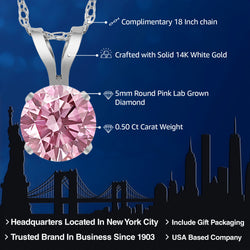 Pendant in 14K White Gold