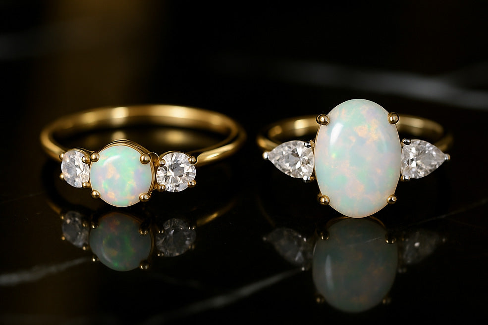 opal jewelry collection - october gemstone birthstone