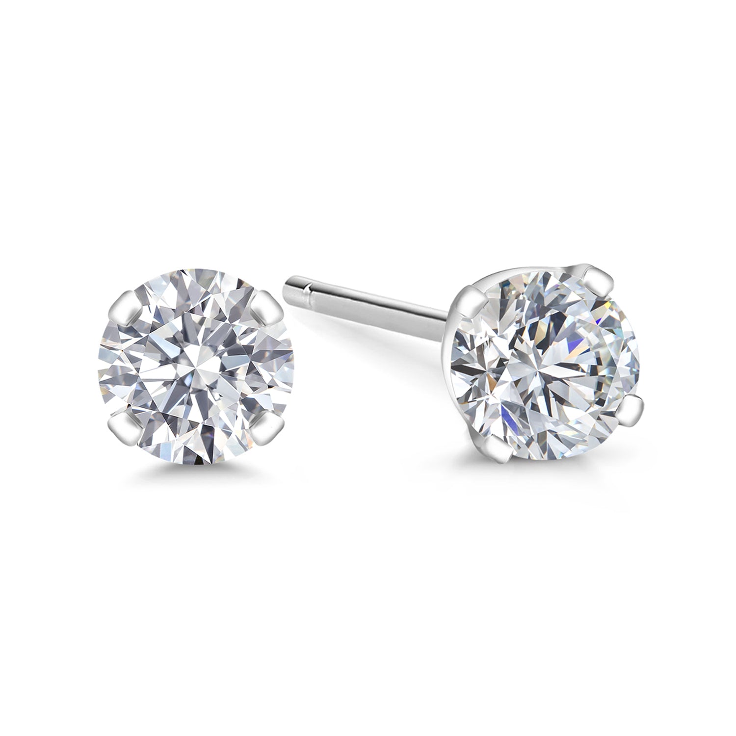 0.25 Carat_14K White Gold_Earrings in 14K White Gold