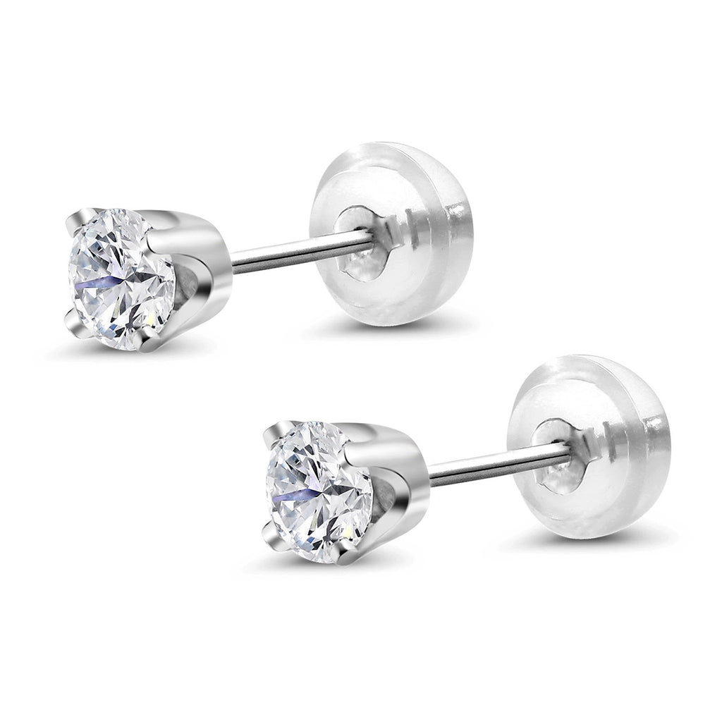 14K White Gold_Earrings in 14K White Gold