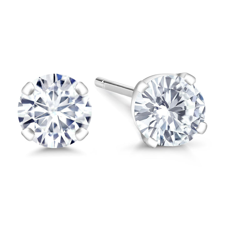 Earrings in 14K White Gold