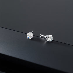 Earrings in 14K White Gold