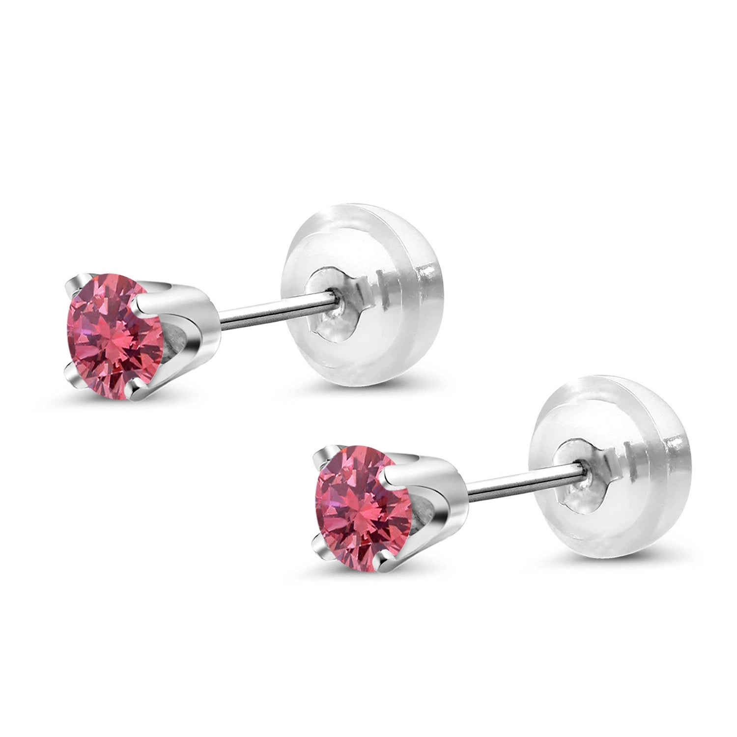 Earrings in 14K White Gold