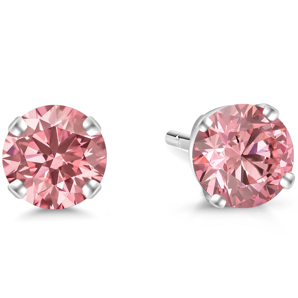 1.00 Carats_White Gold_Earrings in White Gold