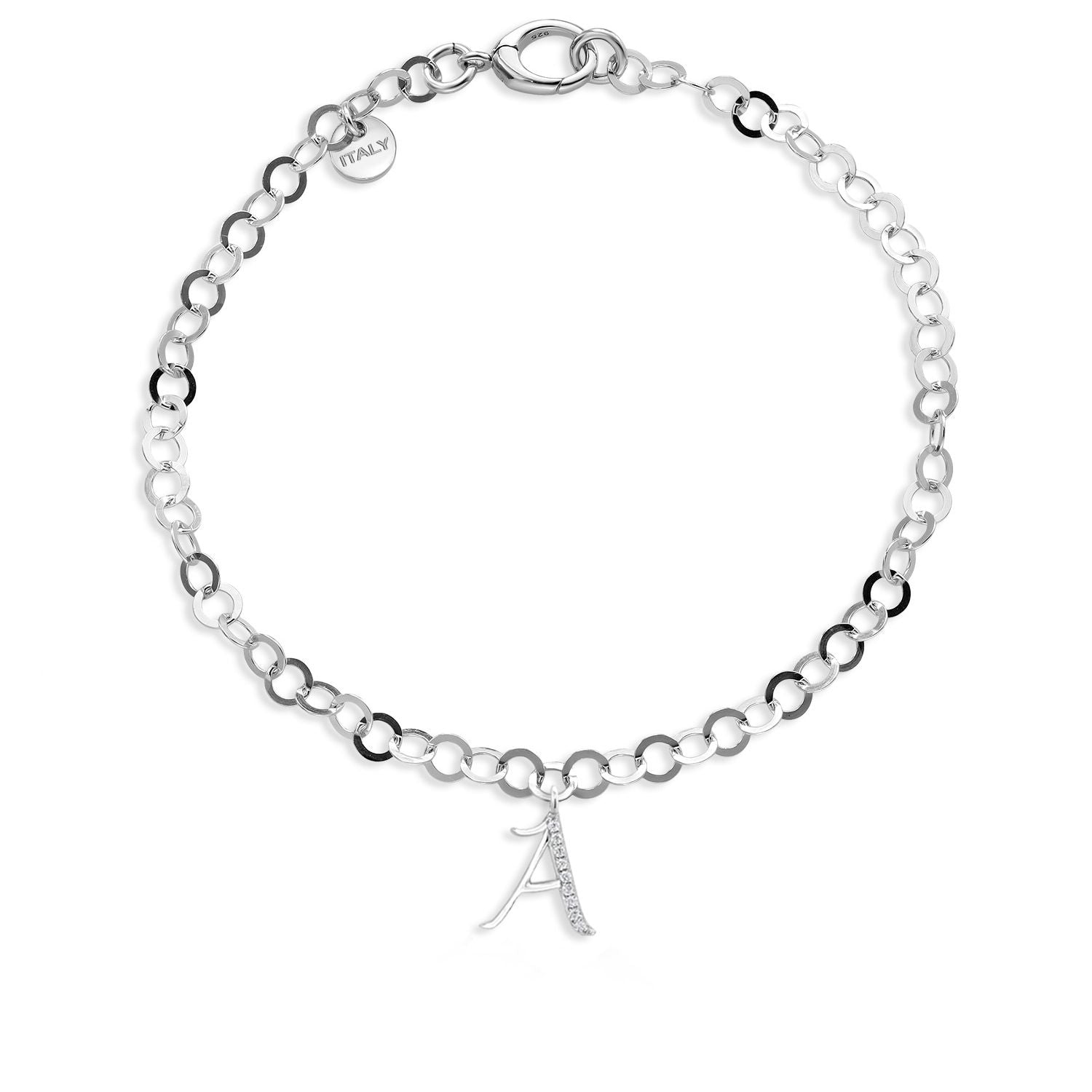 Moissanite - April_Bracelet in 925 Sterling Silver