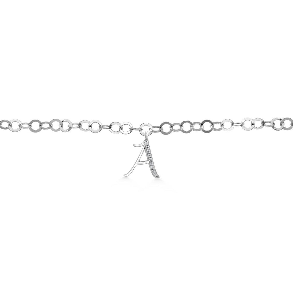 Moissanite - April_Bracelet in 925 Sterling Silver