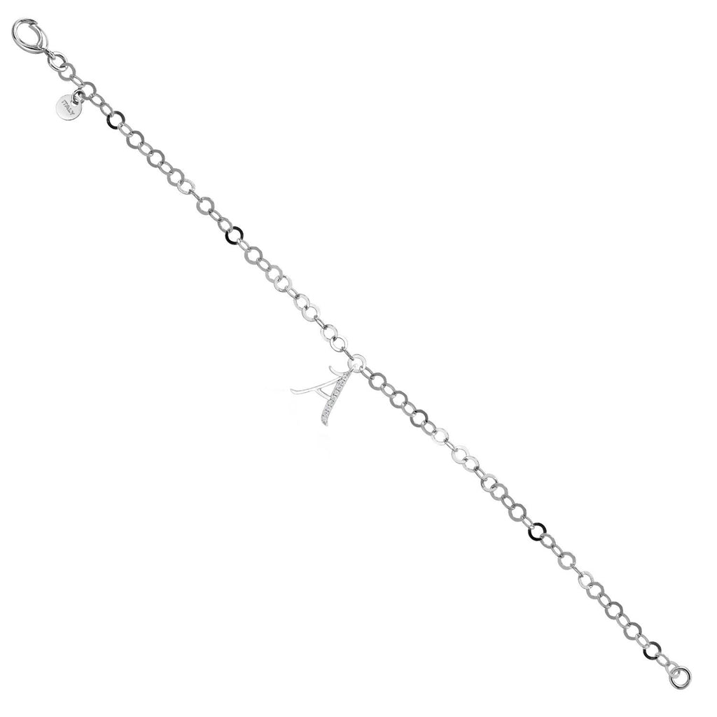Moissanite - April_Bracelet in 925 Sterling Silver