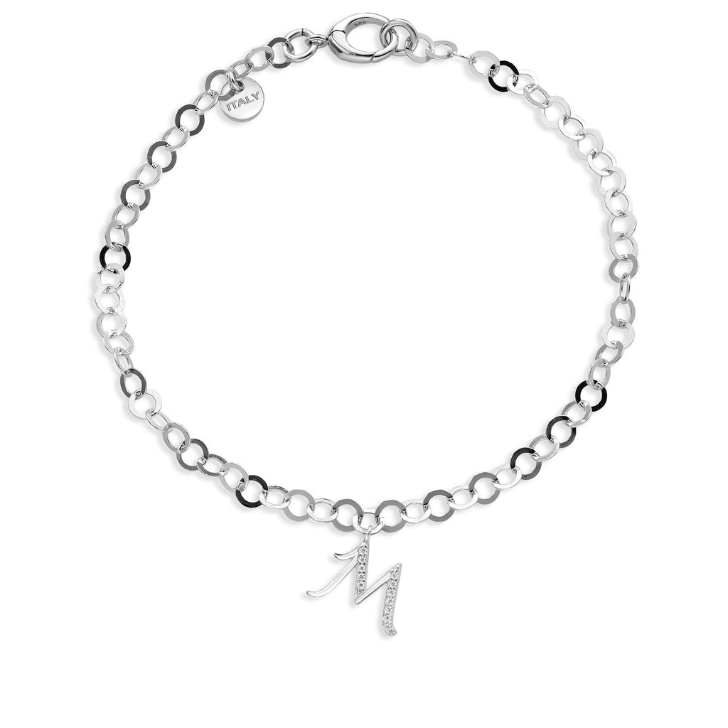 M_Bracelet in 925 Sterling Silver