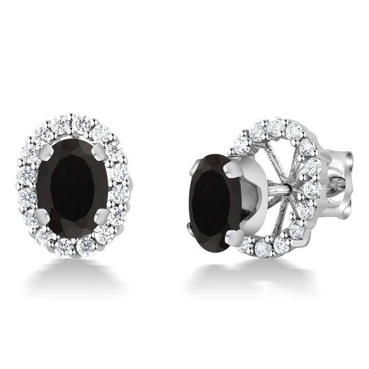 Onyx - December_Earrings in 925 Sterling Silver