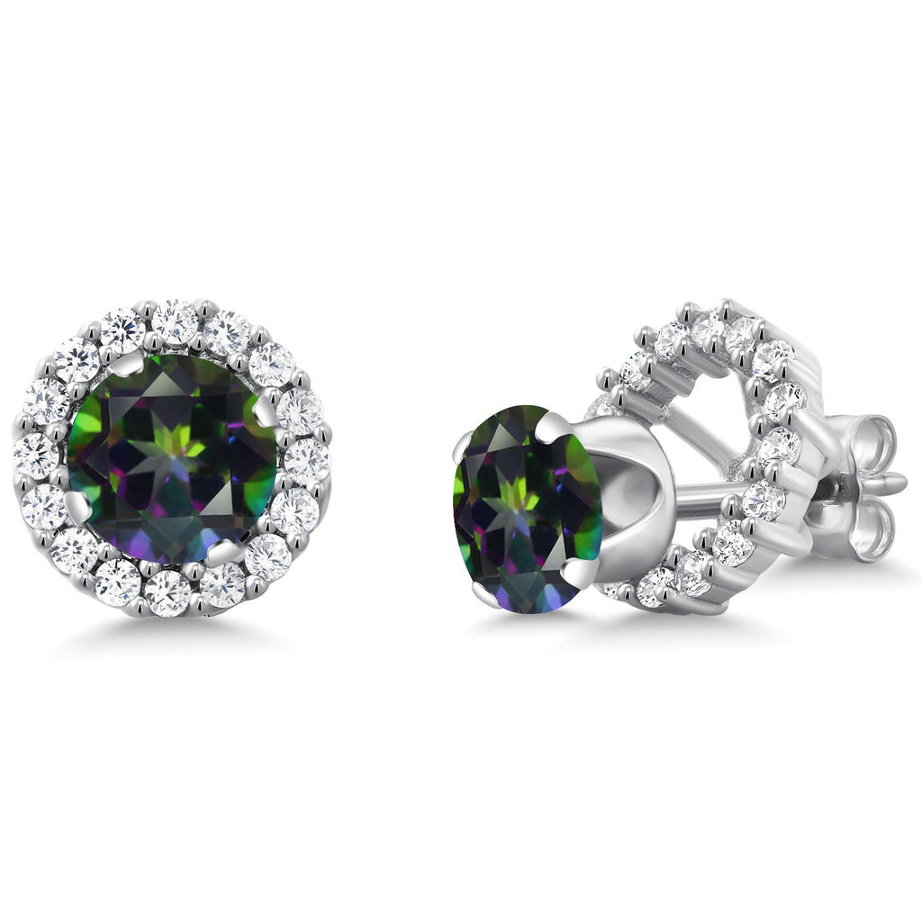 Green Mystic Topaz_Earrings in 925 Sterling Silver