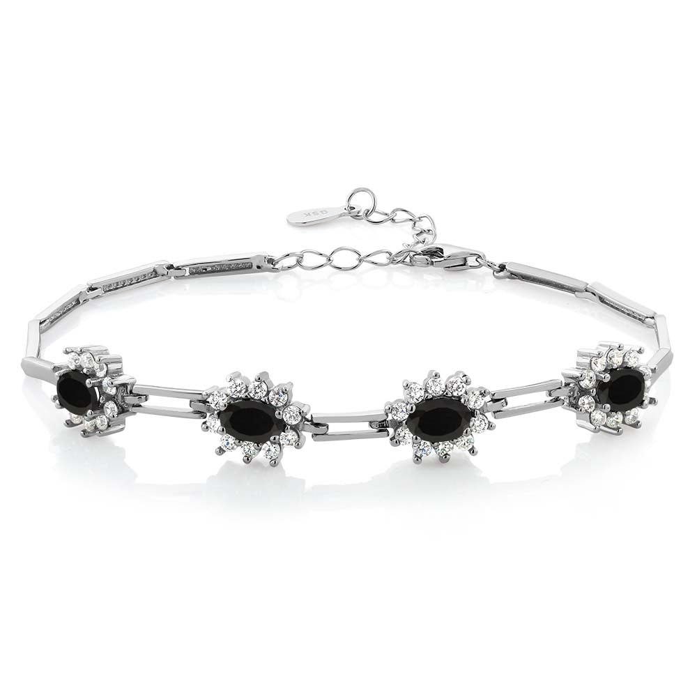 Onyx - December_Bracelet in 925 Sterling Silver
