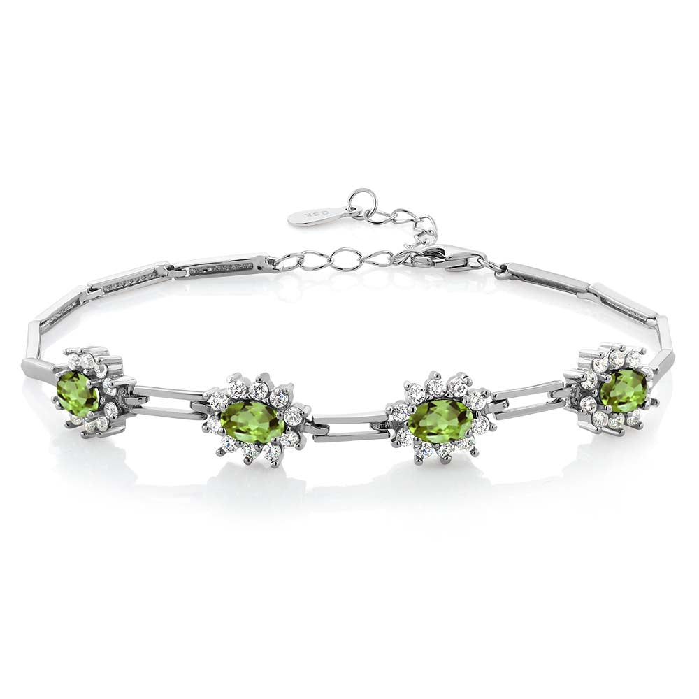 Peridot - August_Bracelet in 925 Sterling Silver