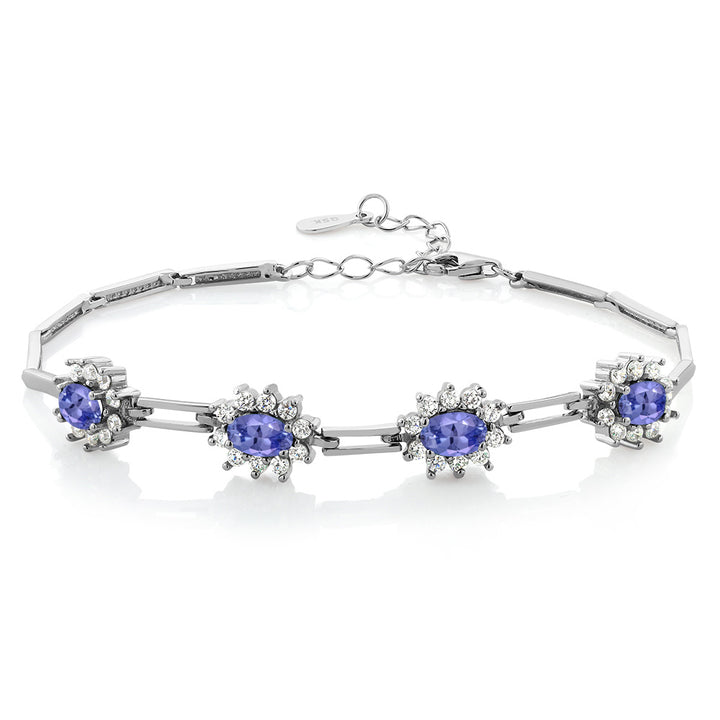Tanzanite - December_Bracelet in 925 Sterling Silver