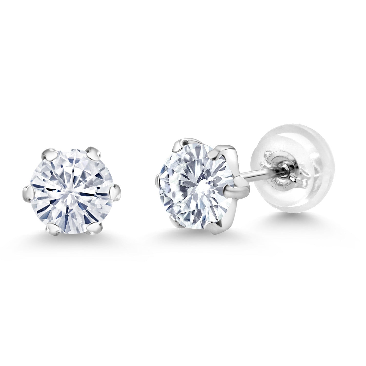 Earrings in Platinum