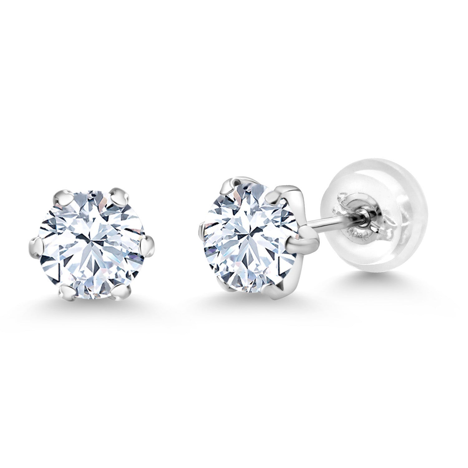 Earrings in Platinum