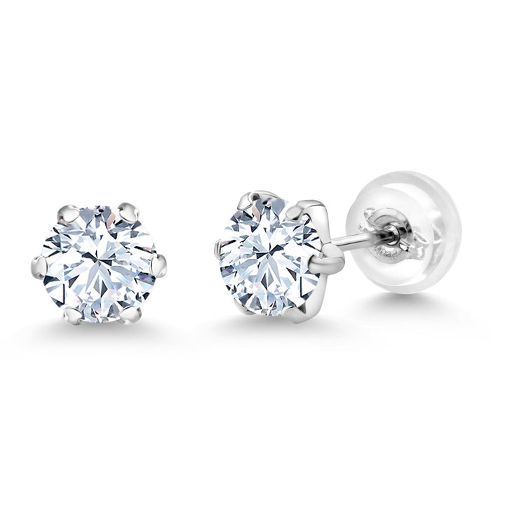 Earrings in Platinum