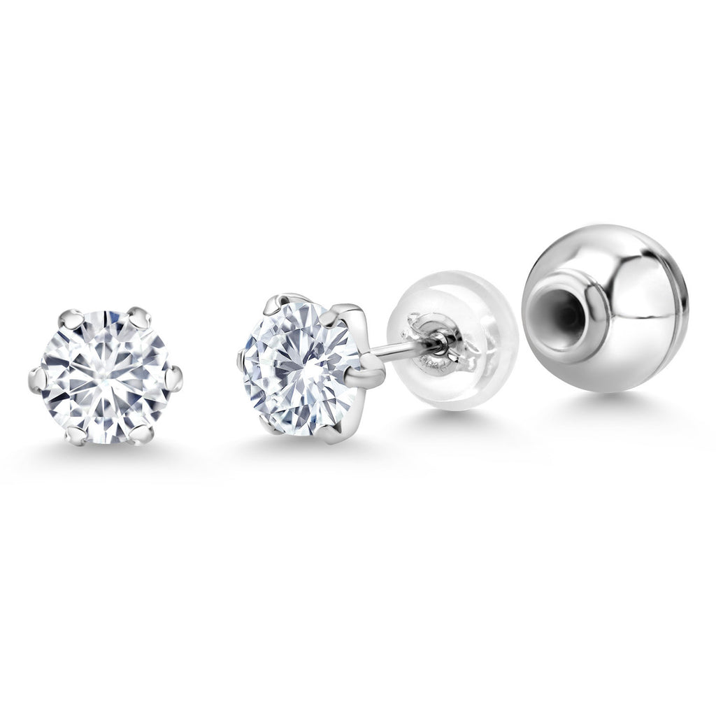 Earrings in Platinum