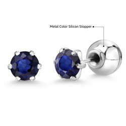 Earrings in Platinum