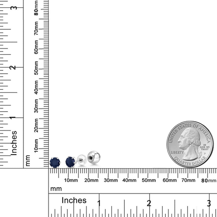 Earrings in Platinum