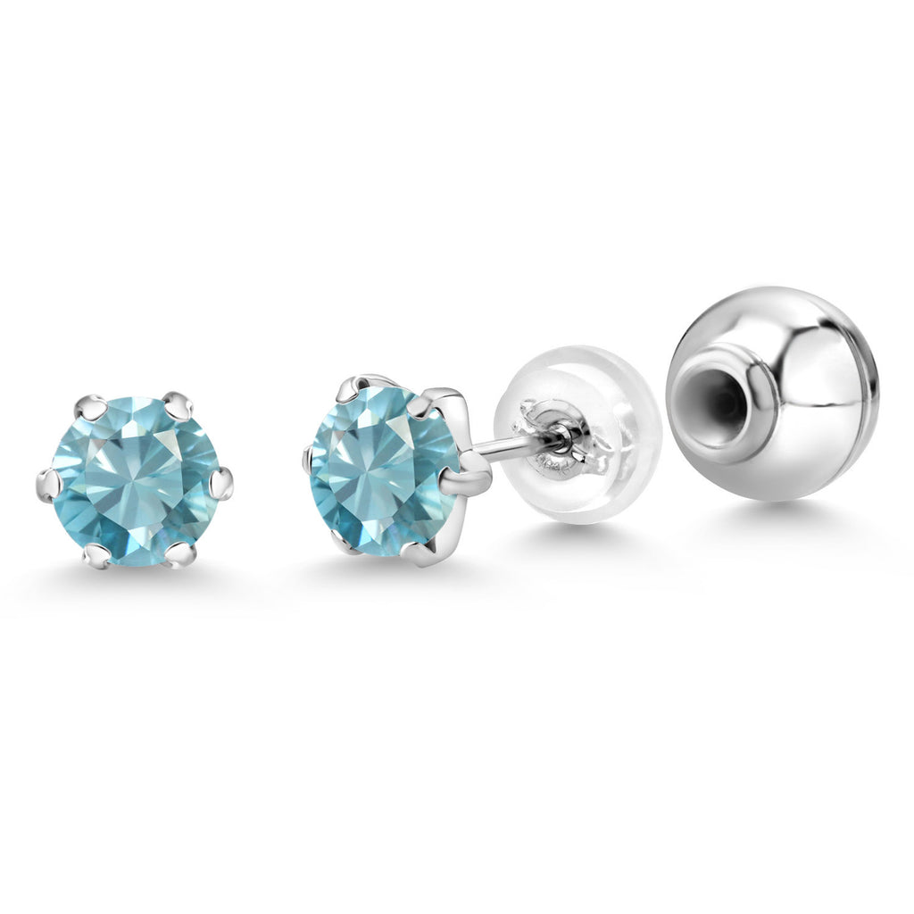 Zircon_Earrings in Platinum