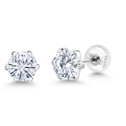 Earrings in Platinum