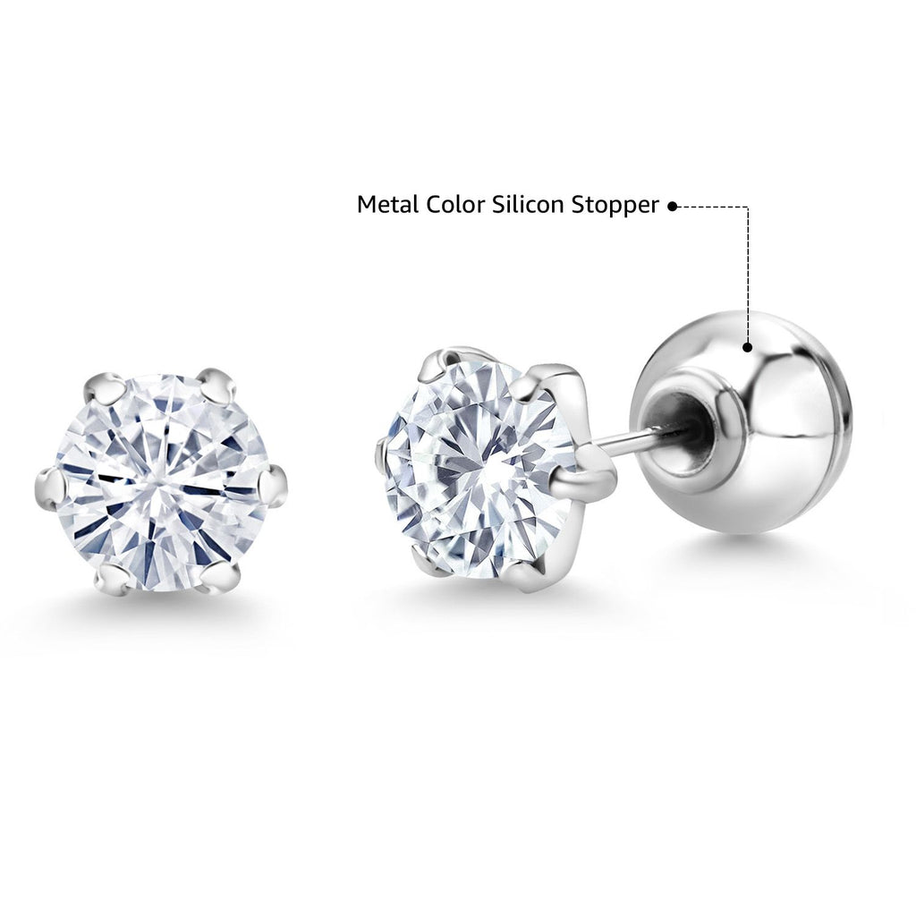 Earrings in Platinum