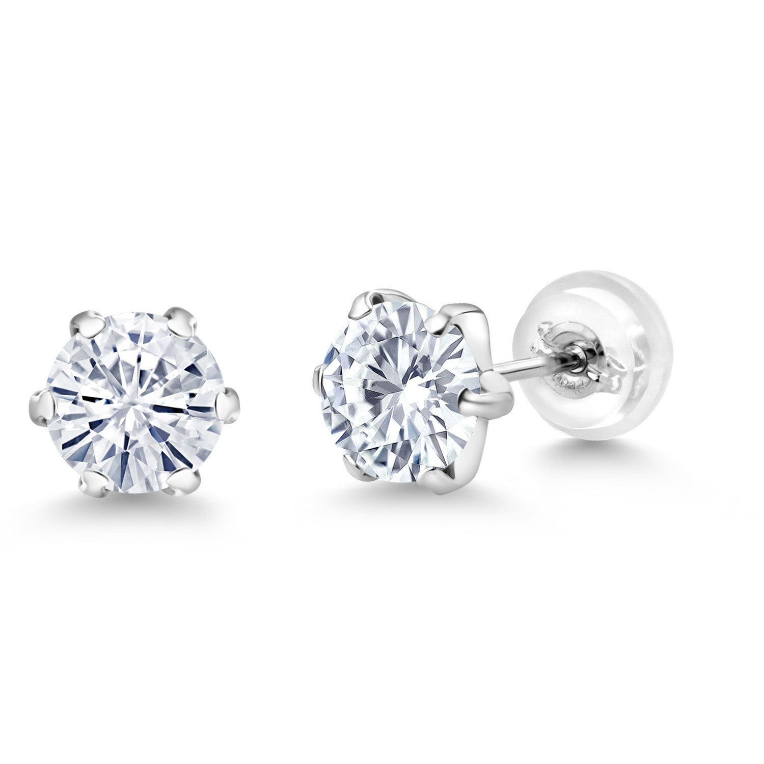 Earrings in Platinum