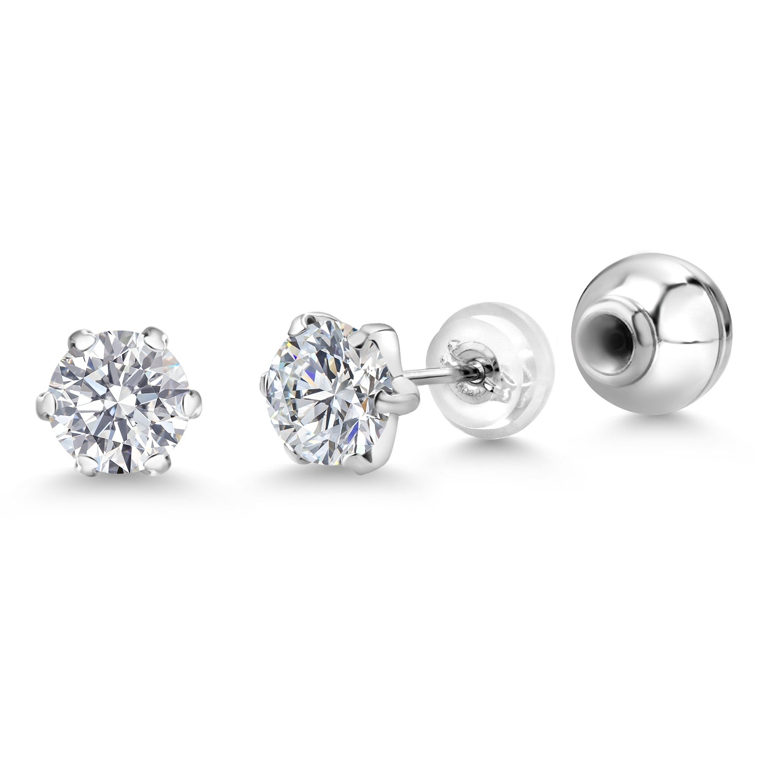 Earrings in Platinum