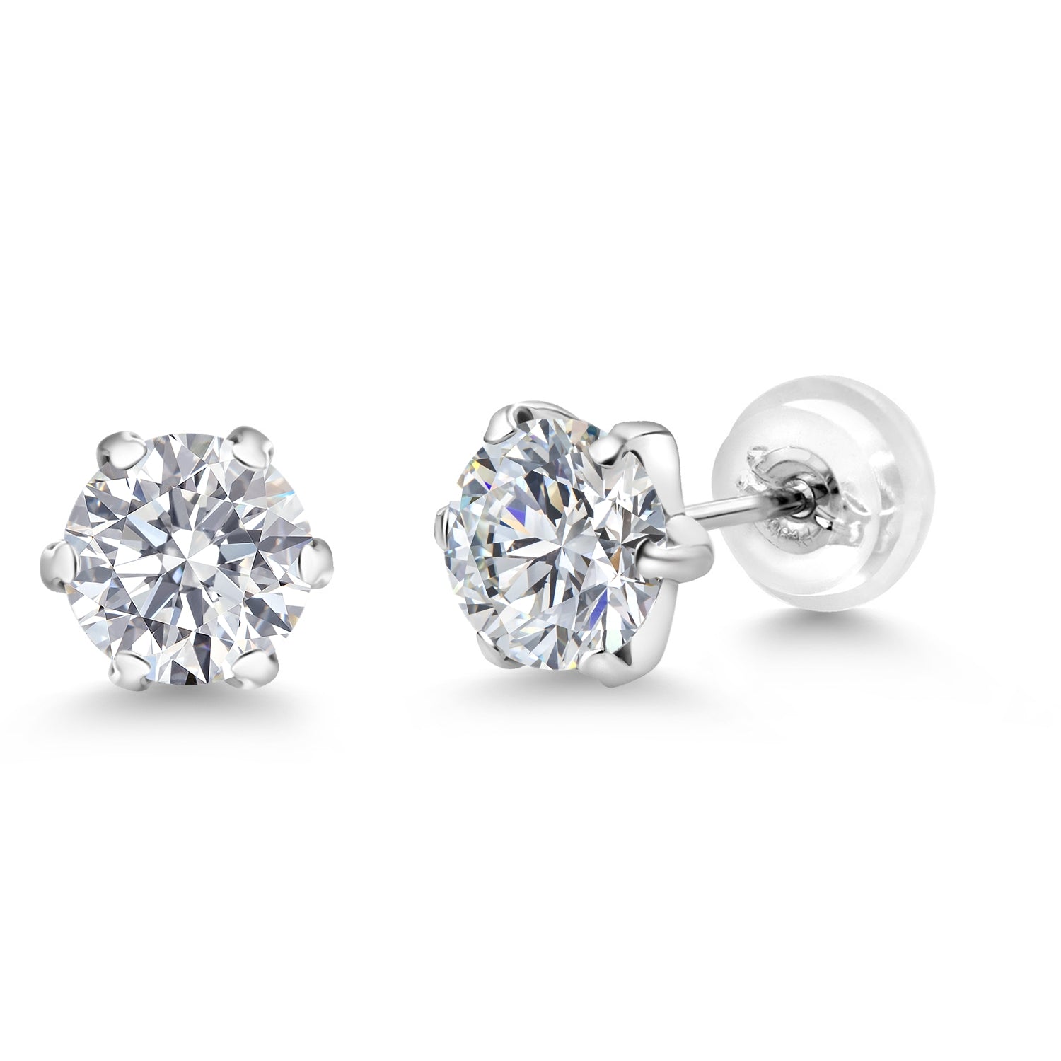Earrings in Platinum
