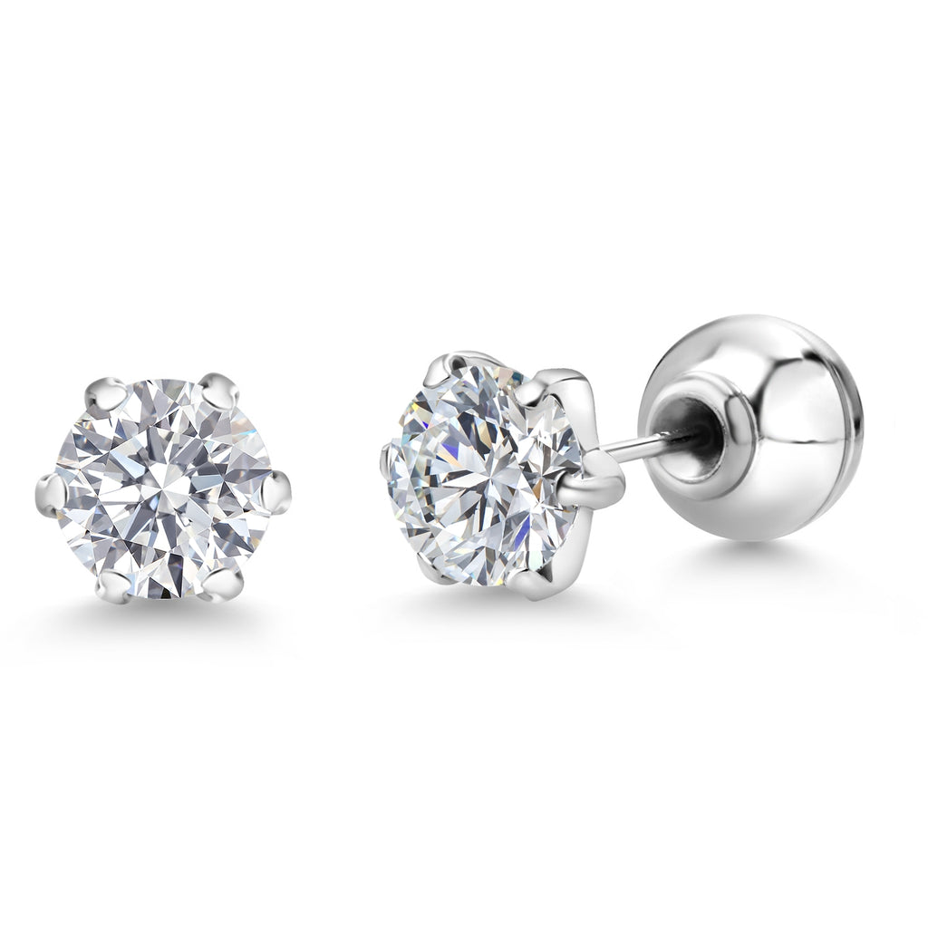 Earrings in Platinum