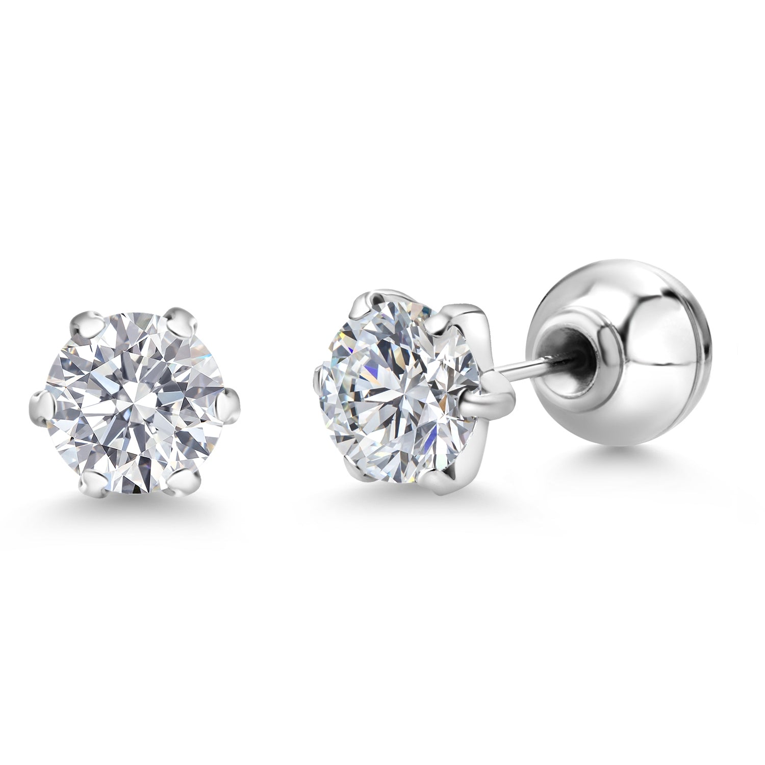 Earrings in Platinum