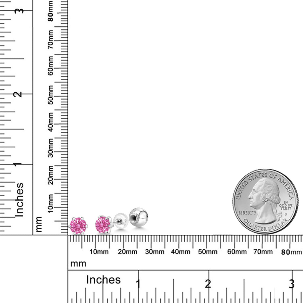 Earrings in Platinum