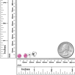 Earrings in Platinum