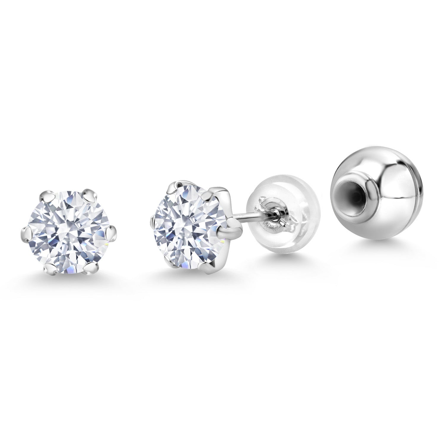 Earrings in Platinum