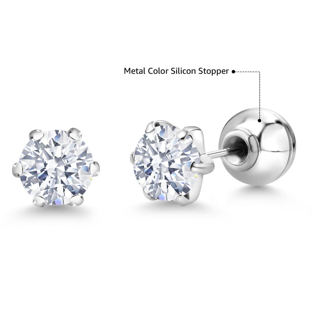 Earrings in Platinum