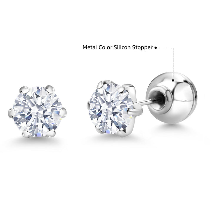 Earrings in Platinum