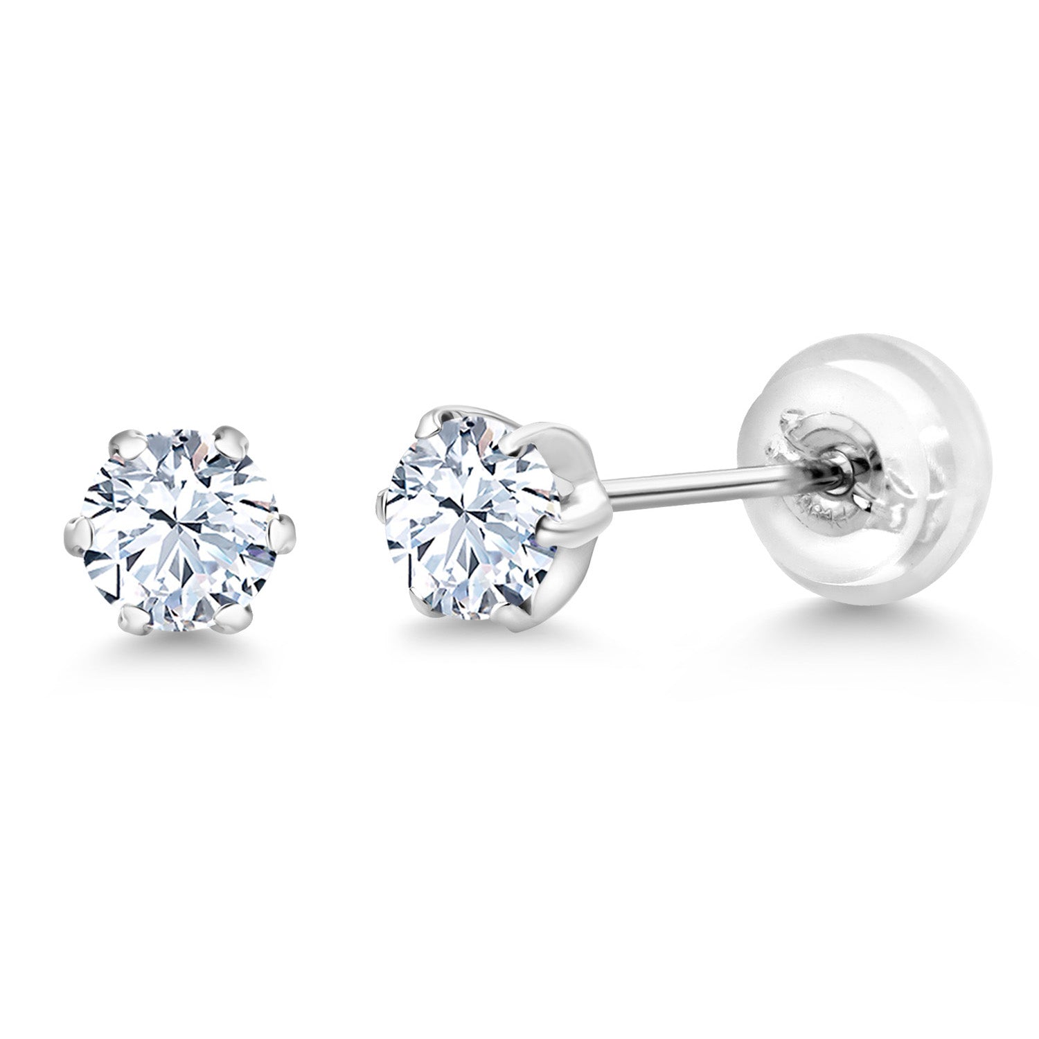 Earrings in Platinum